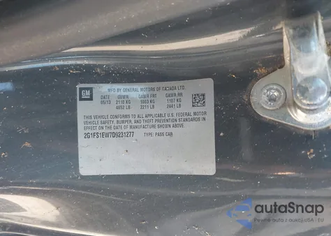 2013 Chevrolet Camaro 1Ss from USA, damaged, VIN 2G1FS1EW7D9231277